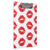 赤い唇、赤い口紅、キス、唇のパターン クリップボード (右)