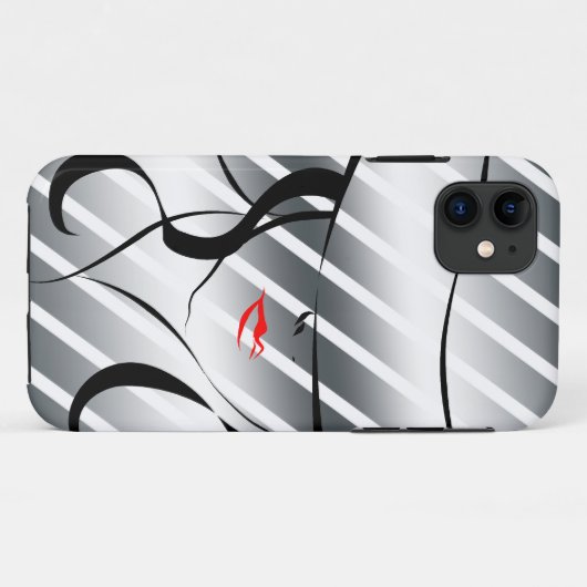 赤い唇 Case-Mate iPhoneケース (裏面(横))