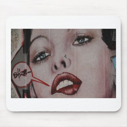 赤い唇(_R) マウスパッド (正面)