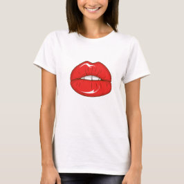 赤い唇 Tシャツ