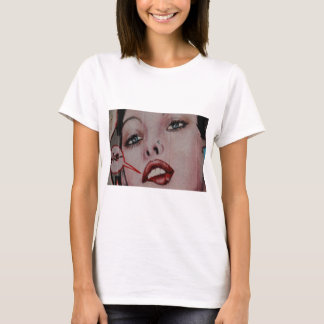 赤い唇 Tシャツ