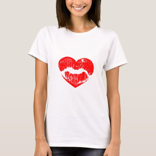 赤い唇Tシャツ Tシャツ (正面)