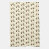 赤い喉を持った、またはルビーの喉を持ったハミングバード キッチンタオル (縦)