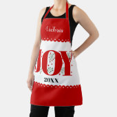 赤い喜びと果実のクリスマスフォト エプロン (インサイチュ)