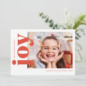 赤い喜びのホリデーカード シーズンカード (スタンド正面)