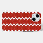 赤い四角のカードのデッキ Case-Mate iPhoneケース (裏面 (横))