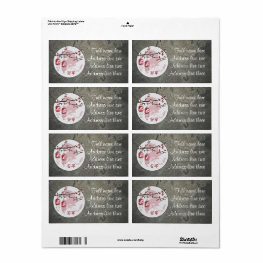 赤い四角の提灯は「平和」を扇動 ラベル (フルシート)