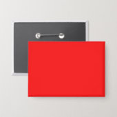赤い四角形ボタン – カスタマイズ可能なバッジ 缶バッジ (正面/裏面)