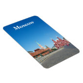 赤い四角。モスクワ マグネット (右側)