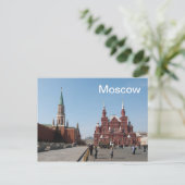 赤い四角。ロシア,モスクワ ポストカード (スタンド正面)