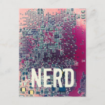 赤い回路基板おたくレトロデザイン