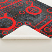 赤い回路 シェルパブランケット (3/4)