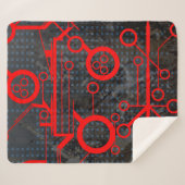 赤い回路 シェルパブランケット (正面(横))