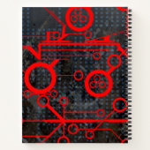 赤い回路 ノートブック (裏面)