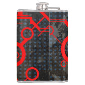 赤い回路 フラスク (裏面)