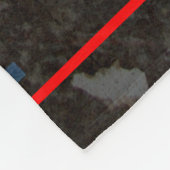 赤い回路 フリースブランケット (角)