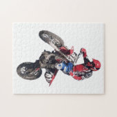 赤い土のバイク ジグソーパズル (横)