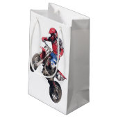 赤い土のバイク スモールペーパーバッグ (裏面アングル)