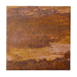 赤い堆積岩の自然の砂岩粒状の石 タイル