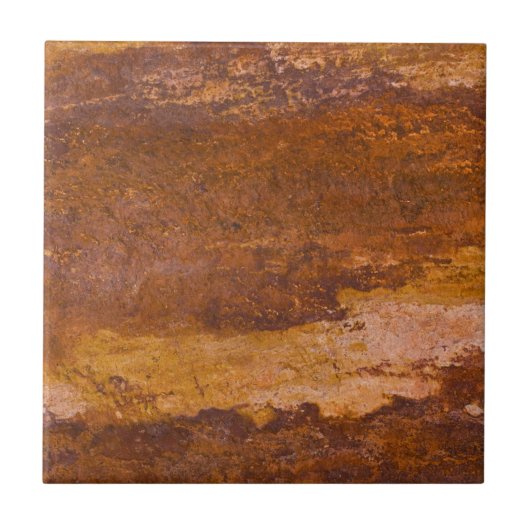 赤い堆積岩の自然の砂岩粒状の石 タイル (正面)