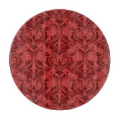 赤い壁紙 カッティングボード (正面)