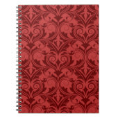 赤い壁紙 ノートブック (正面)