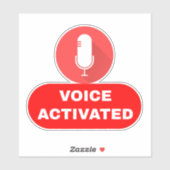 赤い声がアクティブ シール (シート)