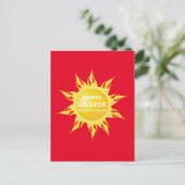 赤い夏の至年間で最も長い日 ポストカード (スタンド正面)