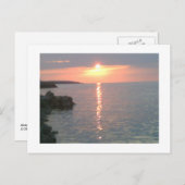 赤い夕焼け ポストカード (正面/裏面)