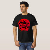 赤い夜 ハッピーハロウィン Tシャツ (正面フル)