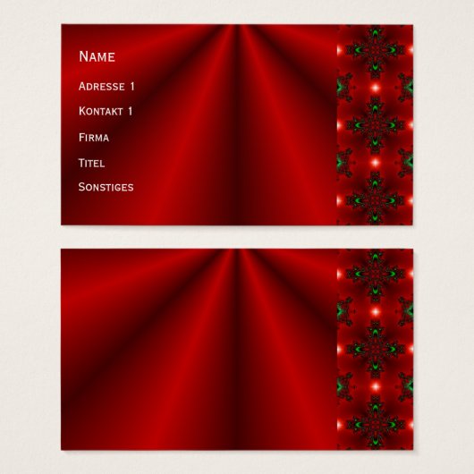 赤い夢 (正面&裏面)