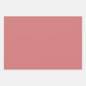 赤い大地白い抽象 ラッピングペーパーシート (正面2)