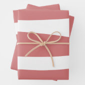 赤い大地白い抽象 ラッピングペーパーシート (インサイチュ)