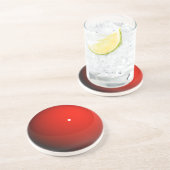 赤い大理石 コースター (側面)