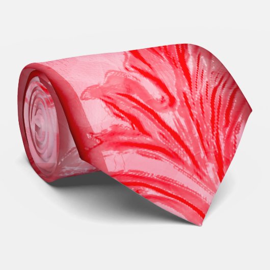 赤い大理石 ネクタイ (ロール)