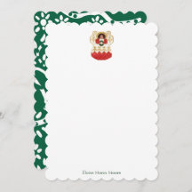 赤い天使のグリーティングカード