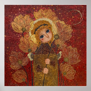 赤い天使の花 ポスター