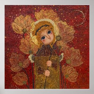 赤い天使の花 ポスター