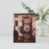 赤い天文時計 ポストカード (スタンド正面)