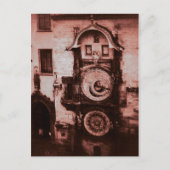 赤い天文時計 ポストカード (正面)