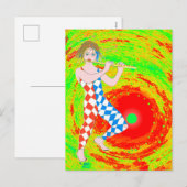 赤い太陽と道化師の芸術 シーズンポストカード (正面/裏面)