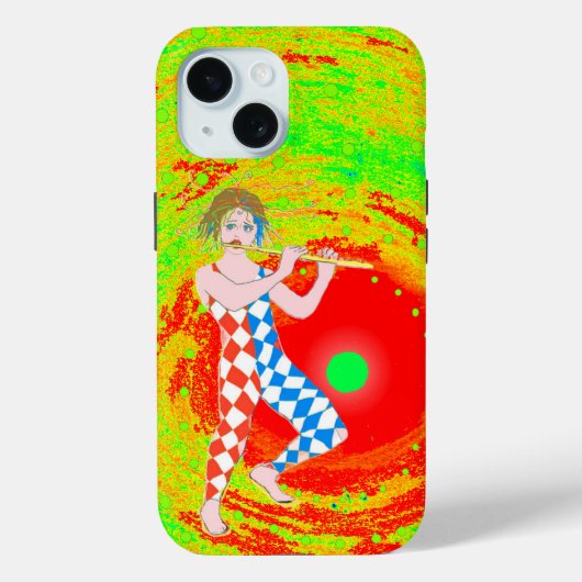赤い太陽と道化師の芸術 Case-Mate iPhoneケース (裏面)