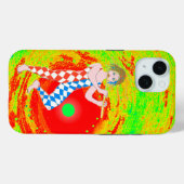 赤い太陽と道化師の芸術 Case-Mate iPhoneケース (裏面 (横))