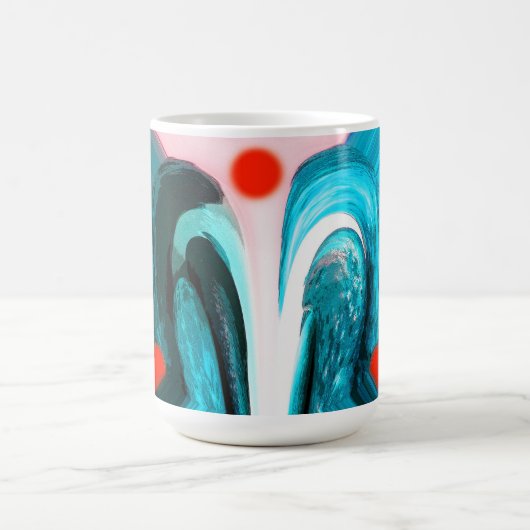 赤い太陽 コーヒーマグカップ (中央)