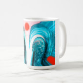 赤い太陽 コーヒーマグカップ (正面右)