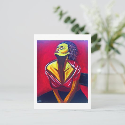 赤い太陽 ポストカード (スタンド正面)