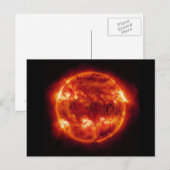 赤い太陽 ポストカード (正面/裏面)