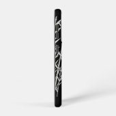 赤い太陽 黒白 禅 SAMSUNG GALAXYケース (右側面)