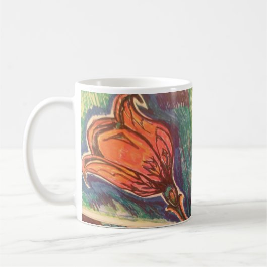 赤い女たち コーヒーマグカップ (左)