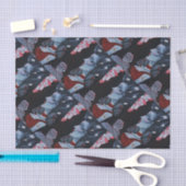 赤い女王のハートのアリスの不思議の国のバラのゴシックの芸術 薄葉紙 (クラフト)